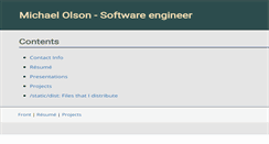 Desktop Screenshot of mwolson.org